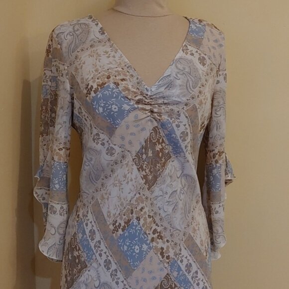 Beautiful‎ floral print dress by Reitmans size 11 - Picture 3 of 13